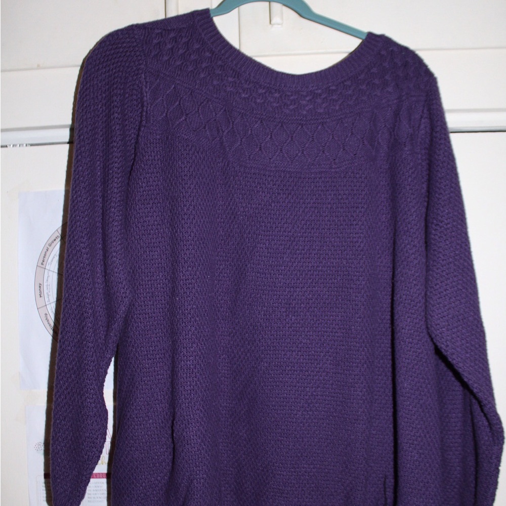 Purple Knit Sweater